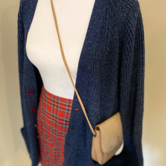 Vintage Parkhurst Cardigan – Women’s M – Navy – Cozy Canadian Made - Picture 6 of 12